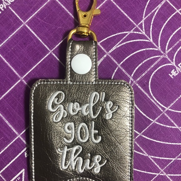 Hand sanitizer holder. Gods got this - Picture 3 of 6
